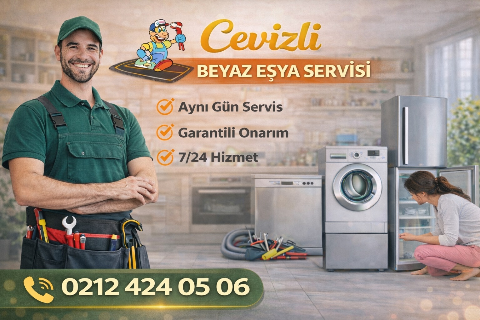 Cevizli Beyaz Eşya Servisi